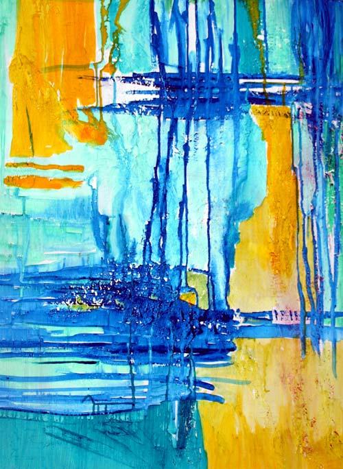 'Träumerei', Mischtechnik, 80cm x 50cm, Preis auf Anfrage