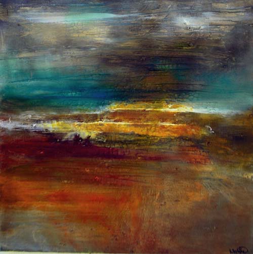 'Borkum', Acryl, 60cm x 60cm, in Privatbesitz