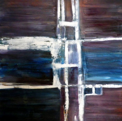 'Sehnsucht nach Meer', Öl, 80cm x 80cm, Preis auf Anfrage
