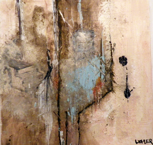 'Verborgene Stufen', Mischtechnik, 40cm x 40cm, Preis auf Anfrage