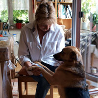 Ute Maria Wahler mit Stella